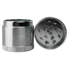 Grinder drvička Alum 40mm strieborná