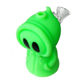 Silikónové bongo Zelená Smrtka DAB 11cm