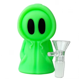Silikónové bongo Zelená Smrtka DAB 11cm