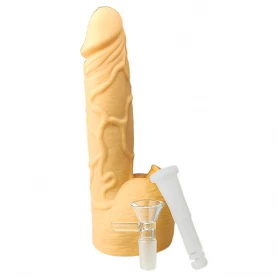 Silikónové bongo White Penis 20cm