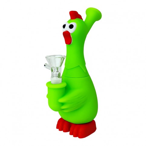 Silikónové bongo Chicken Green 18cm