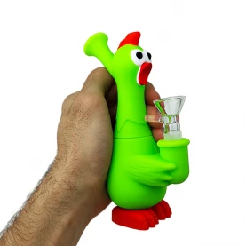 Silikónové bongo Chicken Green 18cm