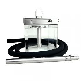 VF Shisha BEBE strieborná s hadicou