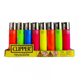 Zapalovač Clipper SOLID FLUO