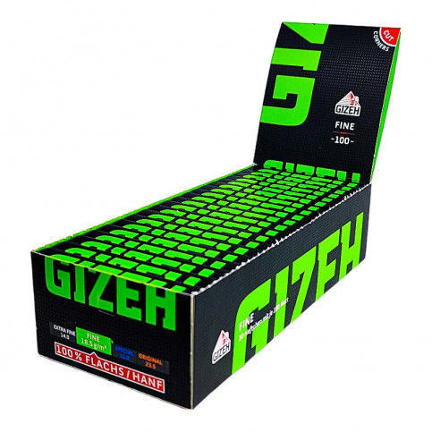 Papieriky Gizeh Black Fine Double