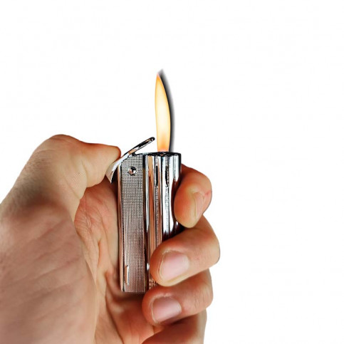 Zapalovač kovový Silver softflame