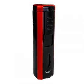 Zapalovač Formula Crocodile Triple Jet Čierna/Červená