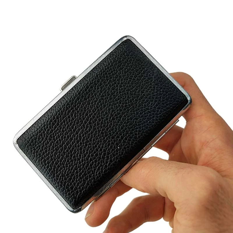 Púzdro na cigarety black leather Slim