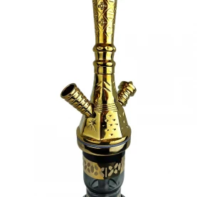 Vodná fajka Amy Deluxe Mini Harfi Black - Gold 50 cm
