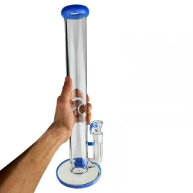 Sklenené bongo Phoenix 43cm - Modré