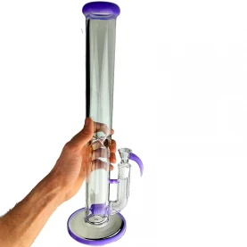 Sklenené bongo Phoenix 43cm - Fialové