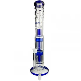 Sklenené bongo 46cm - Modré