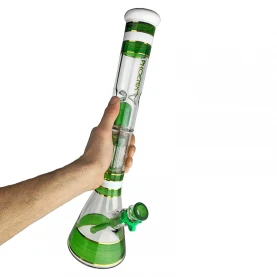 Sklenené bongo Phoenix 46cm - Zelené