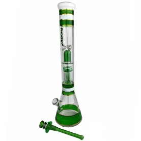 Sklenené bongo Phoenix 46cm - Zelené