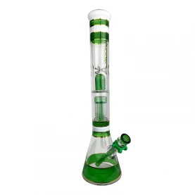 Sklenené bongo Phoenix 46cm - Zelené