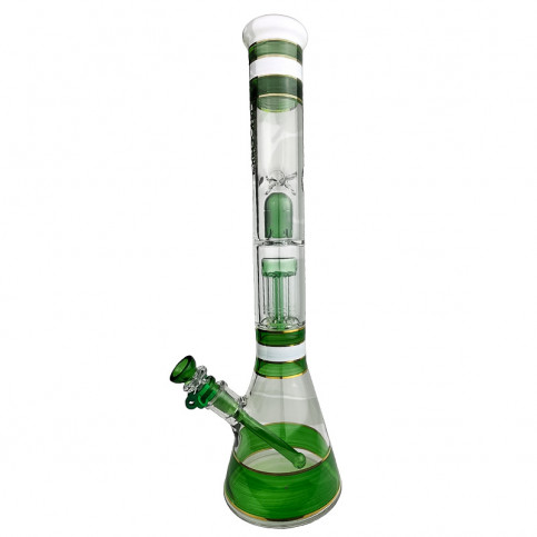 Sklenené bongo Phoenix 46cm - Zelené