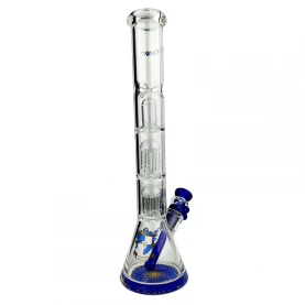 Sklenené bongo Phoenix 33cm - Modré
