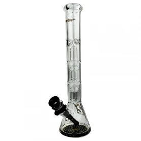 Sklenené bongo Phoenix 33cm - Čierne