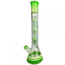 Sklenené bongo Phoenix 46cm - Mliečno zelené