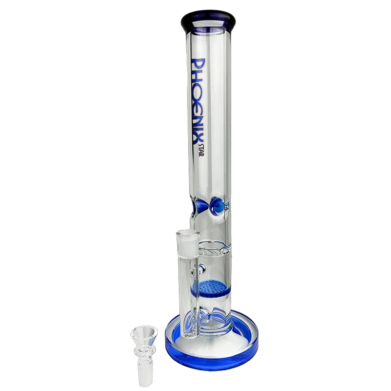 Bongo sklo Phoenix 36cm - Modré