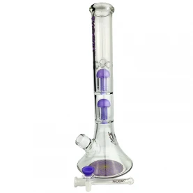 Sklenené bongo Phoenix 41cm - Fialové