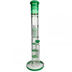 Bong Phoenix Triple Honeycomb 46cm - Zelené