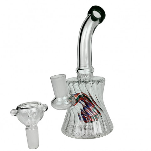 Sklenené bongo mini Swirl 17cm