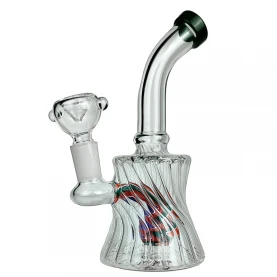 Sklenené bongo mini Swirl 17cm