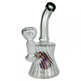 Sklenené bongo mini Swirl 17cm