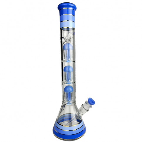 Sklenené bongo Phoenix 46cm - Milky Blue
