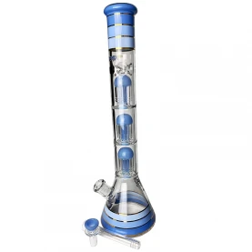 Sklenené bongo Phoenix 46cm - Milky Blue