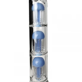Sklenené bongo Phoenix 46cm - Milky Blue