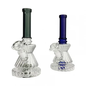 Sklenené bongo Swirl 21cm mix color