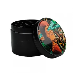 Grinder drvička Monkey čierna 50mm