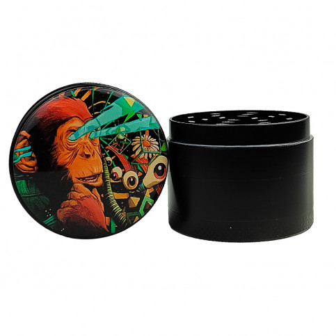 Grinder drvička Monkey čierna 50mm