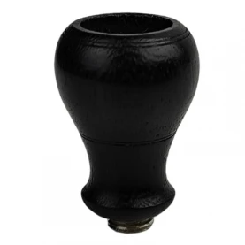 Šluk do bonga hlava drevo black 4cm O18mm