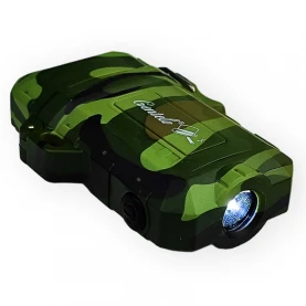 USB plazmový zapalovač Survival - Camo zelená baterka