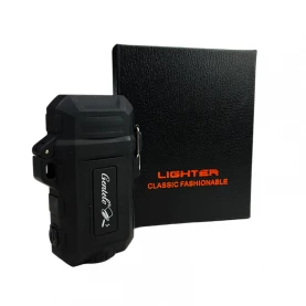 Zapalovač plazmový USB Survival Čierny a krabica