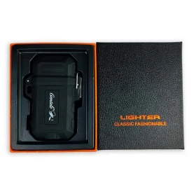 Zapalovač plazmový USB Survival Čierny v krabici