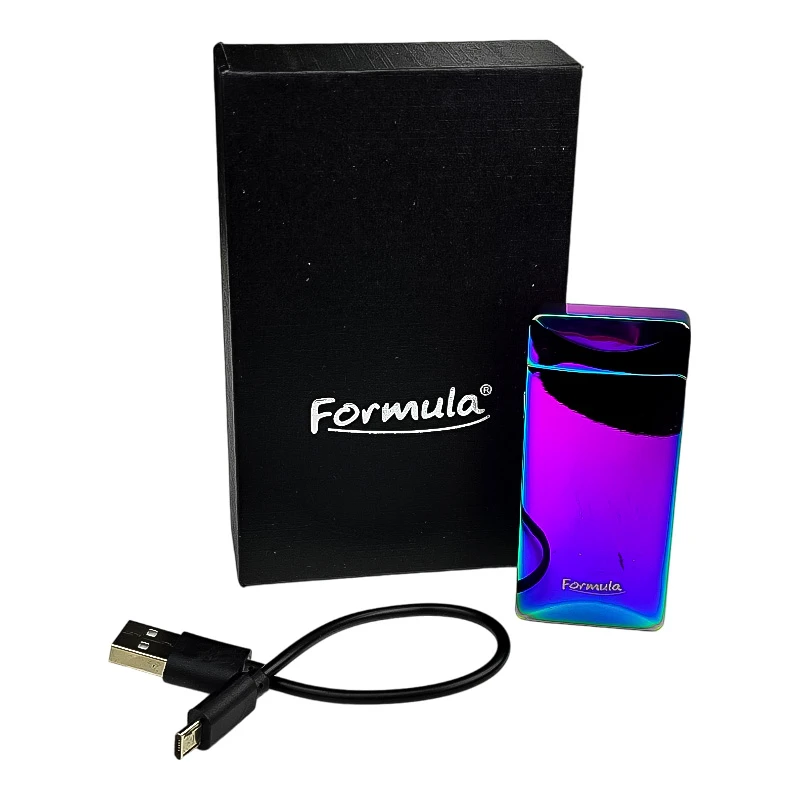 Zapalovač USB Cosmo Double Arc Rainbow s USB káblom