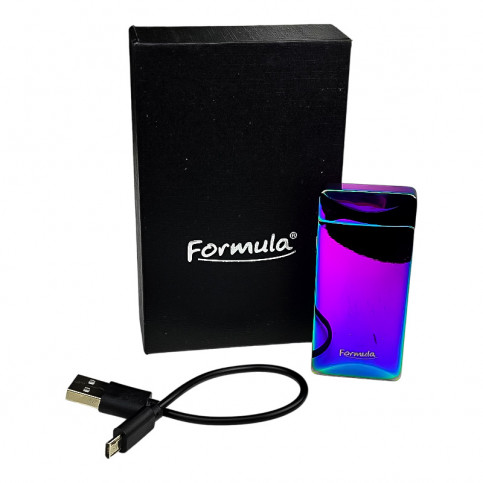 Zapalovač USB Cosmo Double Arc Rainbow s USB káblom