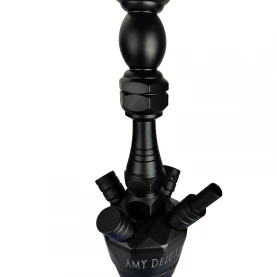 Vodná fajka AMY Deluxe Diamond - Blue - adaptery na hadice