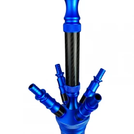 Vodná fajka KAYA ELOX Carbonia - Modrá - Adaptéry na hadice