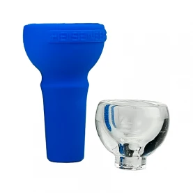 Bong šluk silikón Heisenberg - Modrý rozložený