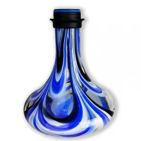 Vodná fajka Amy Deluxe Middle Zoom Blue - Váza