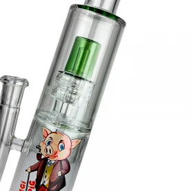 Sklenené bongo Gangi Pig turbina LQ - precooler