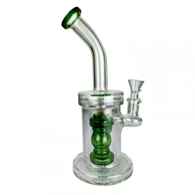 Sklenené bongo Gangi Pig MIX LQ - green