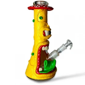 Bong One-Eyed Mushroom Creature 31cm - Žlté - zboku