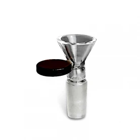 Šluk do bonga Bowl s rúčkou amber ns14