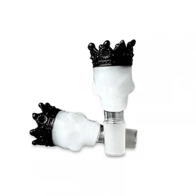 Šluk do bonga Skull King White NS19 - Postavený a ležatý kotlík